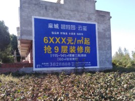  九寨沟墙体广告的好处